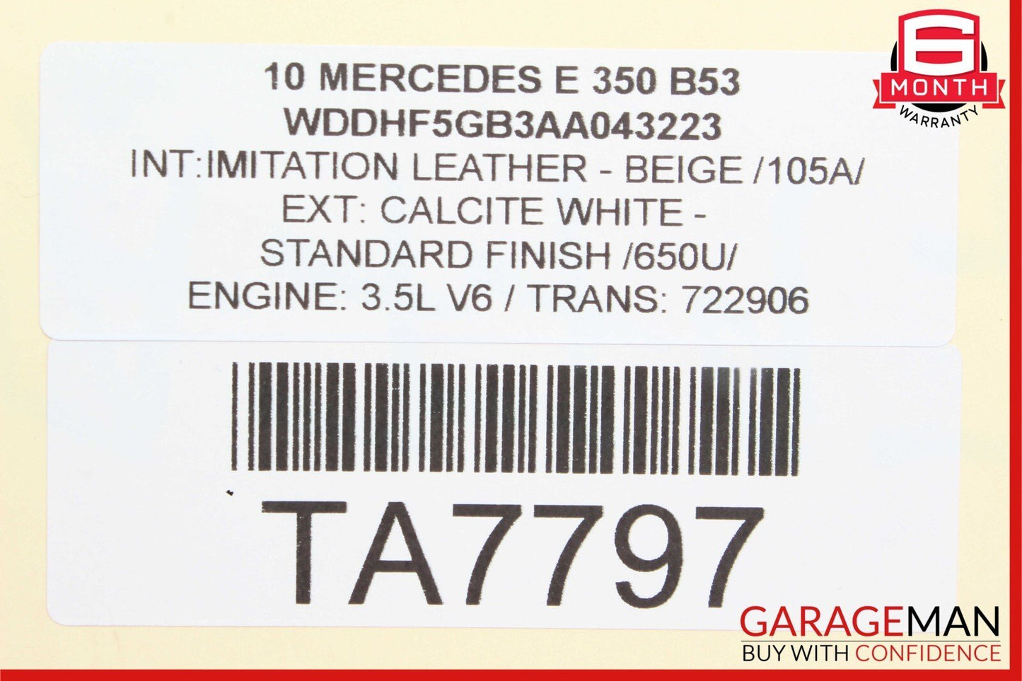 10-16 Mercedes W212 E350 Front Left Side Suspension Wishbone Control Arm OEM