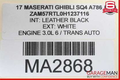 14-17 Maserati Ghibli Front Right Side Door Lock Latch Actuator Mechanism OEM