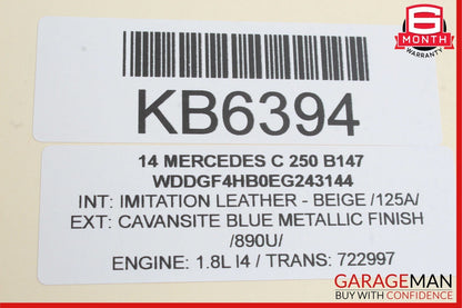 12-15 Mercedes W204 C250 C350 C300 Navigation Command Head Unit DVD CD Audio OEM