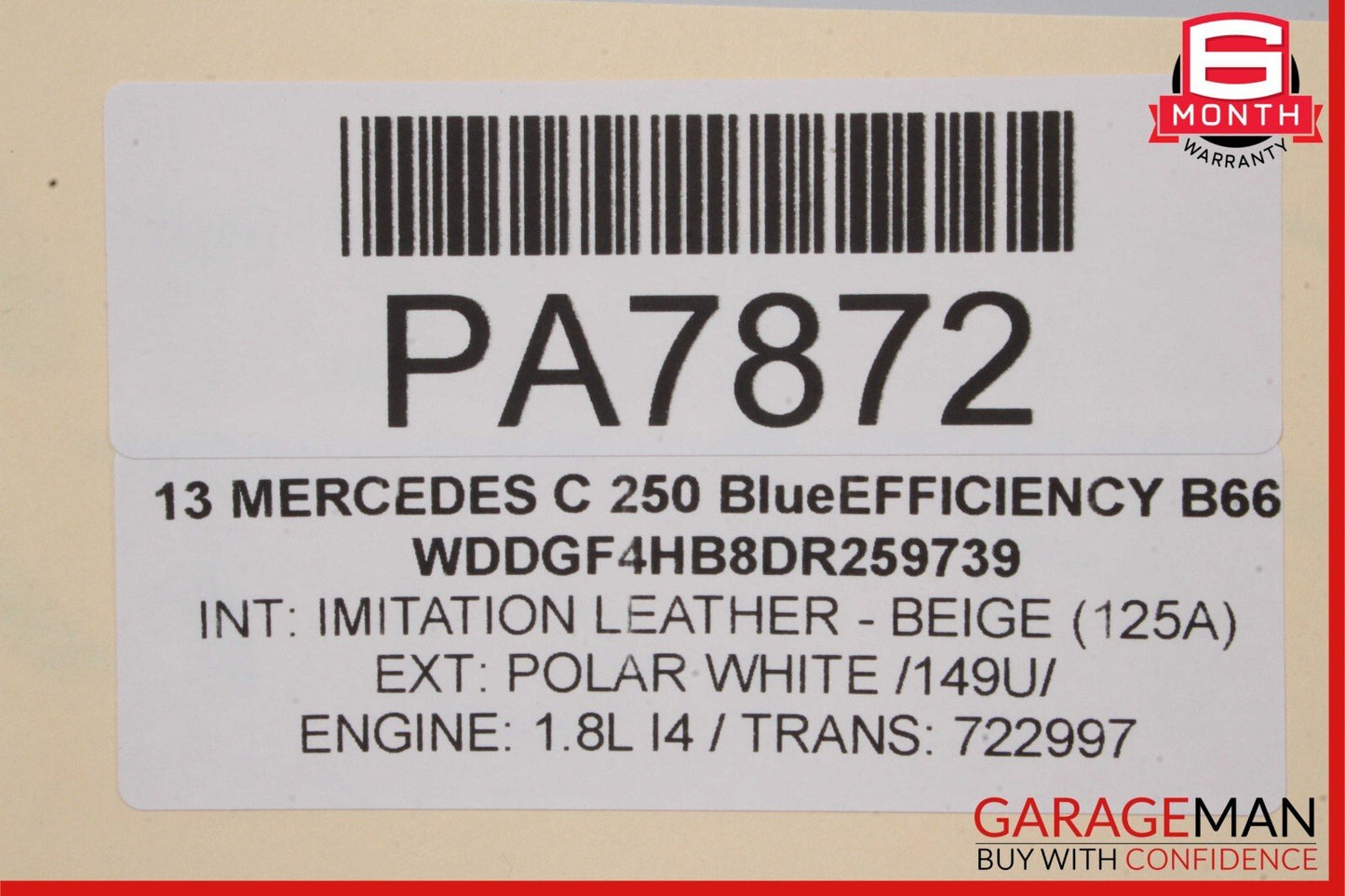 08-18 Mercedes E250 GLK350 C250 Engine Radiator Cooling Fan Motor Assembly