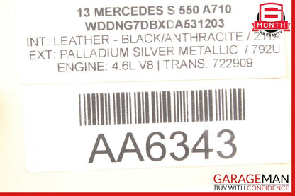 10-13 Mercedes W221 S550 Vacuum Valve Pump 1708050019 Reservoir Tank OEM