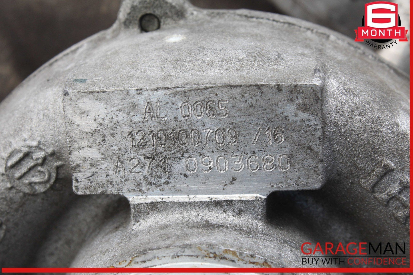 12-15 Mercedes W204 C250 SLK250 1.8L Turbo Turbocharger Manifold Assembly OEM