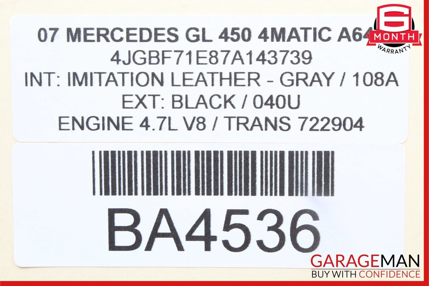 06-08 Mercedes X164 GL450 ML550 Speedometer Odometer Instrument Cluster Gauge