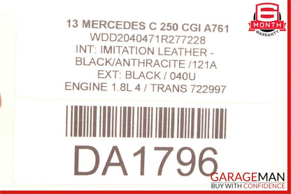 08-14 Mercedes W204 C250 C350 Rear Right Side Door Control Module Unit OEM