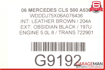 06-11 Mercedes W219 CLS500 CLS550 Front Left Driver Side Door Control Module OEM