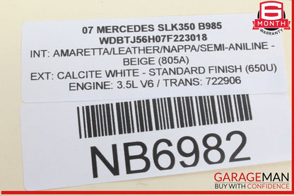 05-09 Mercedes W209 CLK350 Dash Heated Seat ESP Hazard Light Controller Switch