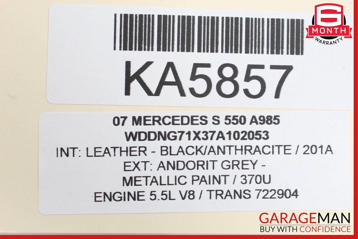 07-09 Mercedes W221 S550 S63 AMG Door Speaker Logic 7 Front Left Driver Side OEM