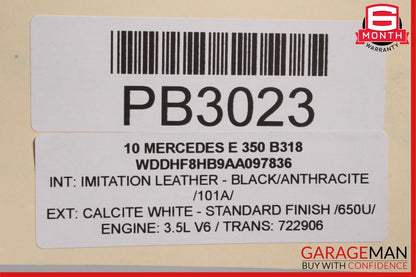 08-16 Mercedes W204 C300 E350 Engine Radiator Cooling Fan Motor Shroud Assy