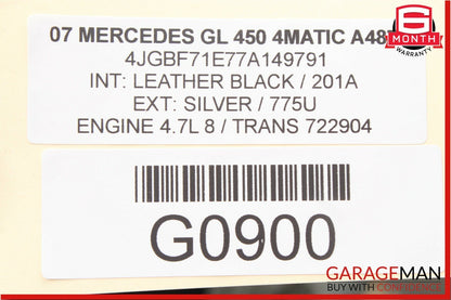 07-09 Mercedes X164 GL450 GL550 Third Row Seat Power Folding Controller Module