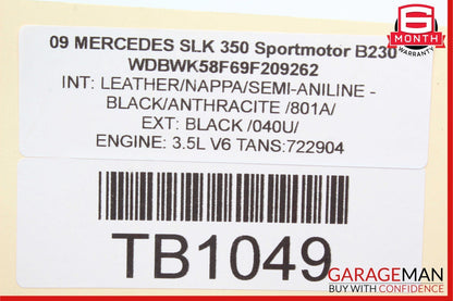 05-11 Mercedes R171 SLK350 Front Left Side Suspension Lower Control Arm