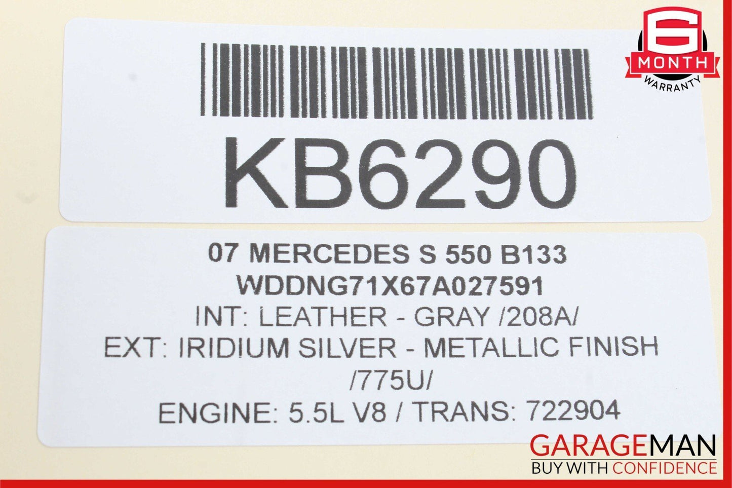 07-13 Mercedes S550 CL550 Front Left Upper Control Arm w/ Height Level Sensor