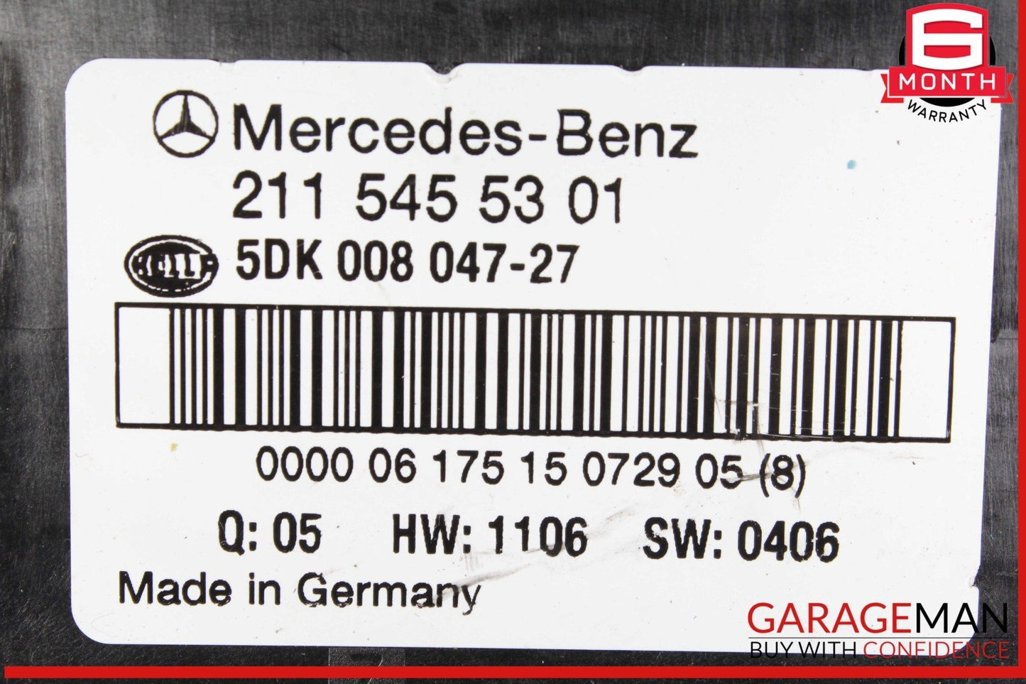 03-11 Mercedes W211 E63 AMG CLS350 Trunk Fuse Relay Box Control Module OEM