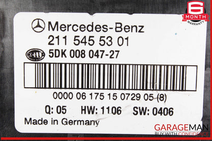 03-11 Mercedes W211 E63 AMG CLS350 Trunk Fuse Relay Box Control Module OEM