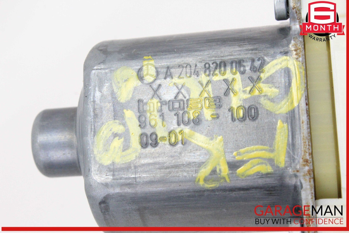 08-16 Mercedes X204 GLK350 Rear Right Side Door Window Regulator Motor OEM