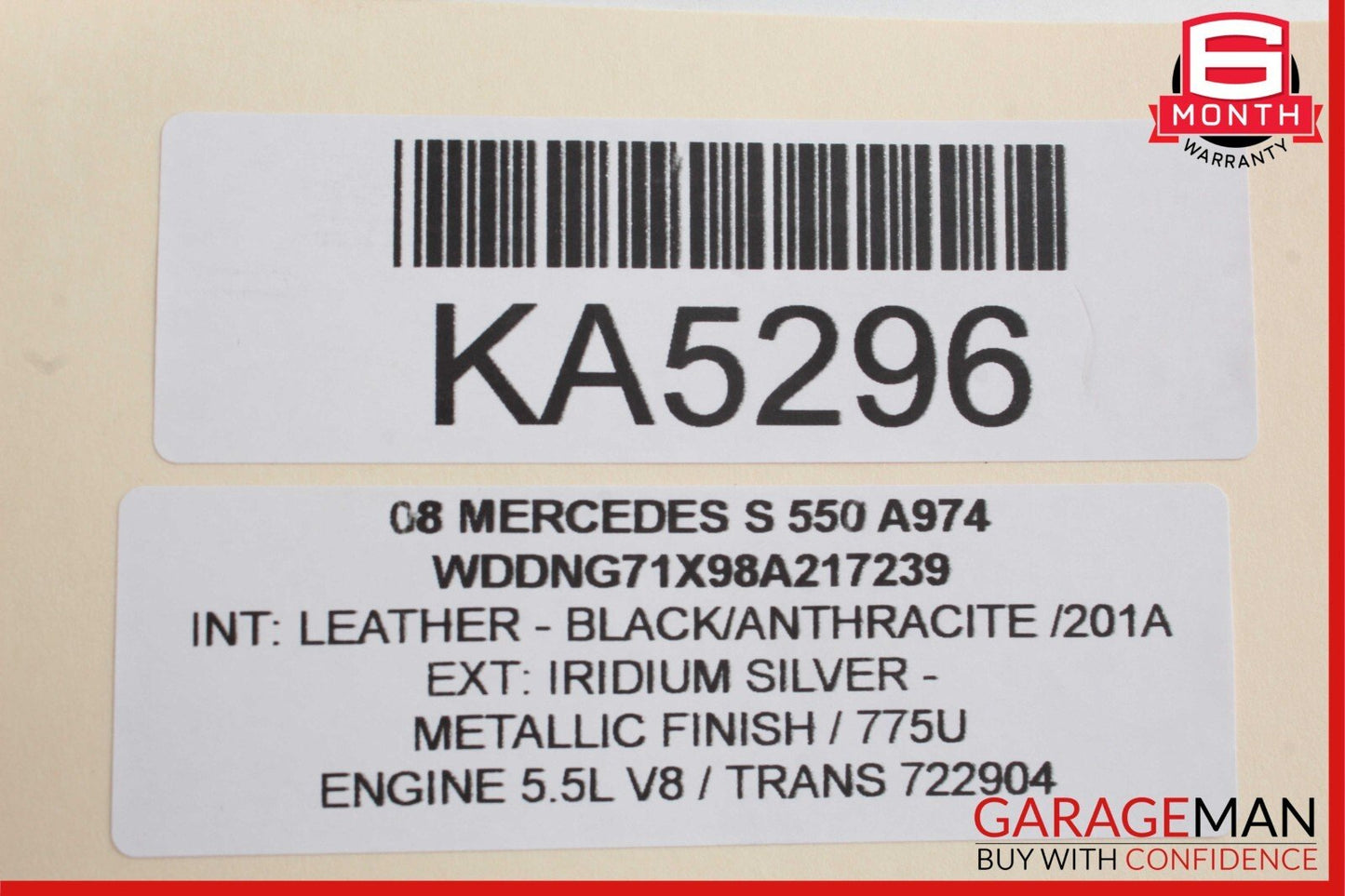 07-13 Mercedes W221 S550 S63 AMG Front Right Under Seat Control Module OEM