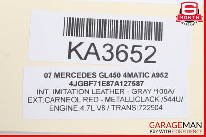 06-13 Mercedes X164 GL450 4Matic Front Right Door Lock Latch Actuator OEM