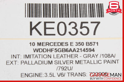 10-16 Mercedes W212 E350 RWD Sedan Front Right Side Spindle Knuckle Hub Bearing