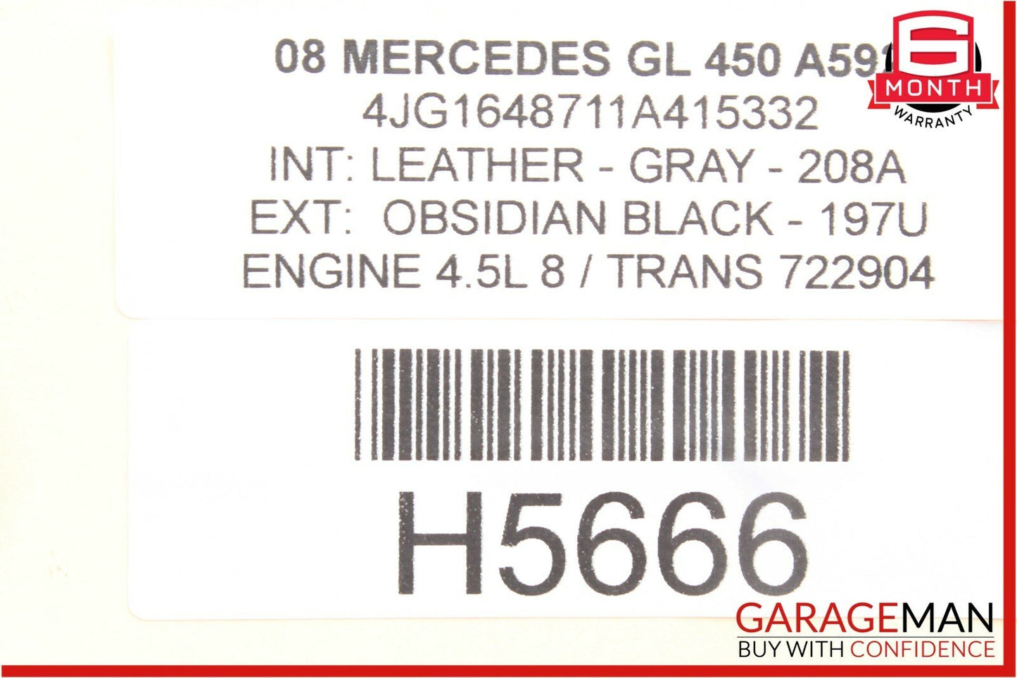 06-12 Mercedes ML350 GL450 R350 Pano Panoramic Sunroof Sun Roof Slide Motor OEM