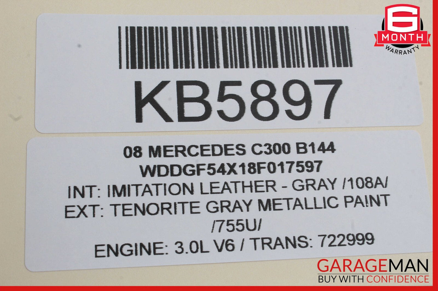 08-16 Mercedes W204 C300 GLK350 Rear Left Side Door Window Regulator Motor OEM