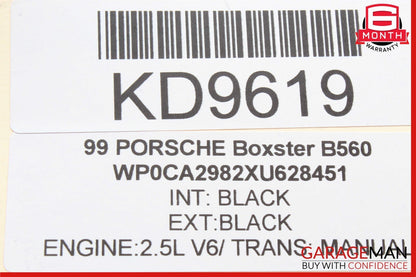97-04 Porsche Boxster 986 Center Dash Radio Console Air Vent Trim Panel Cover
