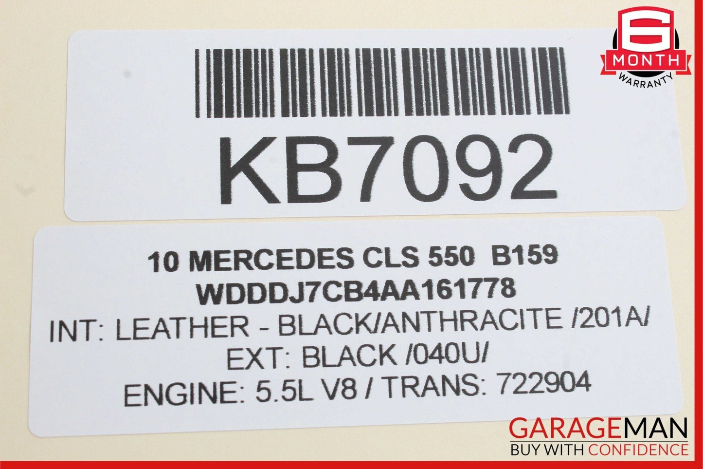 06-13 Mercedes W219 CLS550 R350 E350 TPMS Tire Pressure Control Module Unit OEM