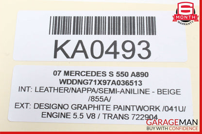 07-10 Mercedes W216 CL500 S550 Information Navigation Display Screen Monitor