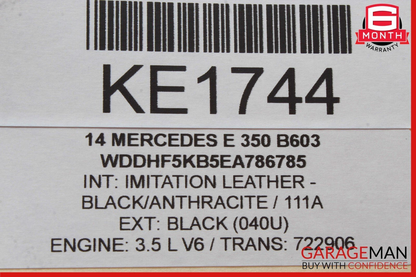 14-16 Mercedes W212 E350 E400 Ignition Switch Control Module Start Stop Button