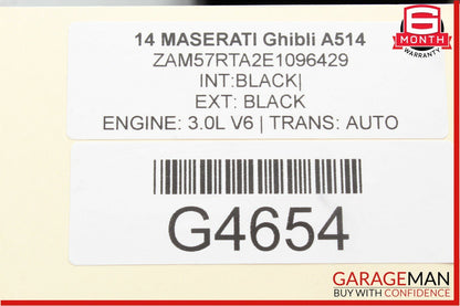 14-17 Maserati Ghibli Speedometer Odometer Instrument Cluster Gauge OEM
