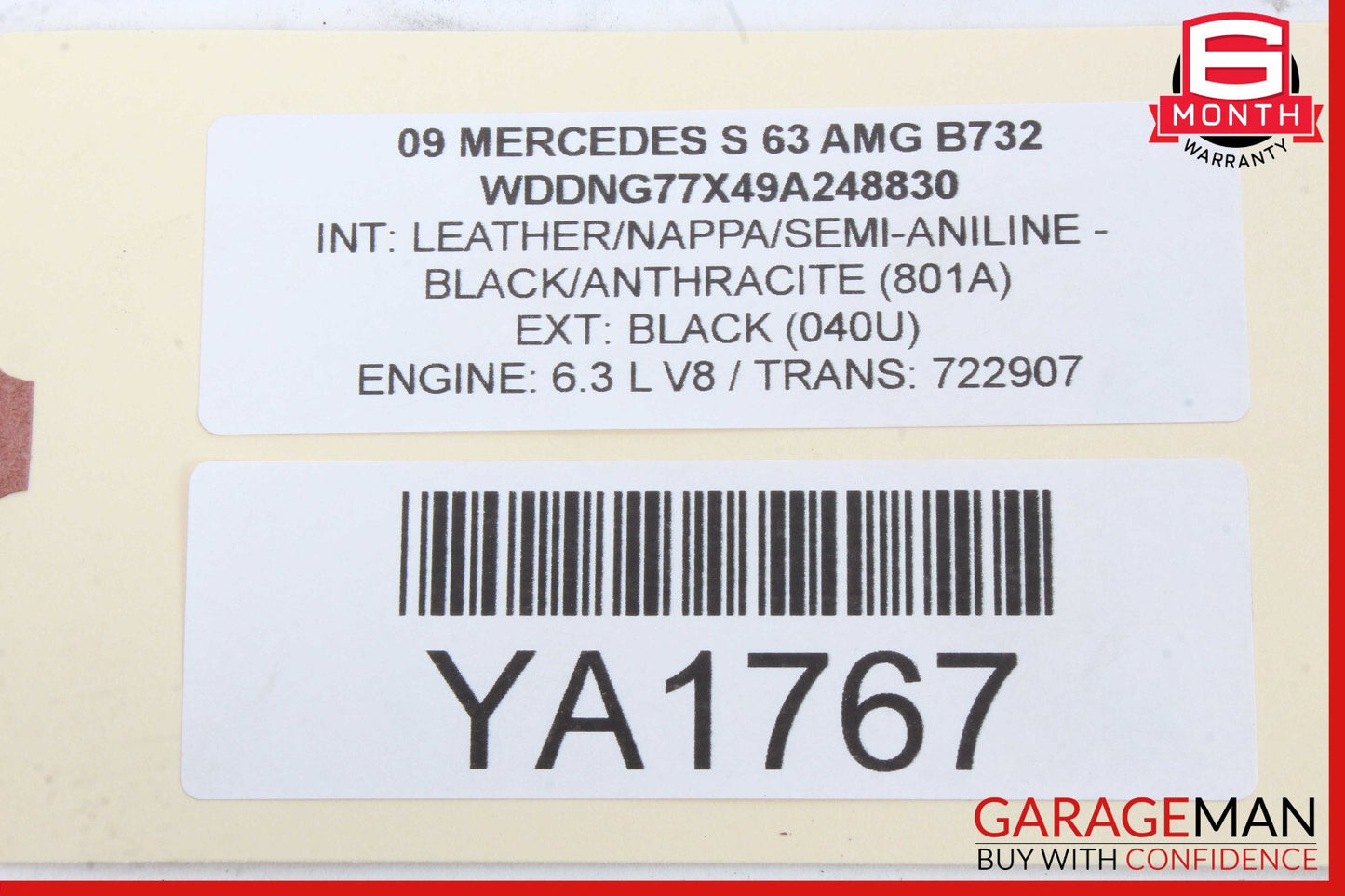 07-13 Mercedes W221 S550 S63 AMG Trunk Locking Hydraulic Pull Down Pump Assembly