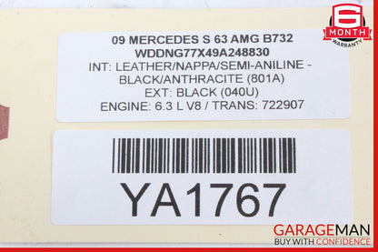 07-13 Mercedes W221 S550 S63 AMG Trunk Locking Hydraulic Pull Down Pump Assembly