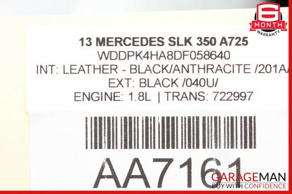 12-13 Mercedes R172 SLK350 SLK250 SLK55 AMG AC A/C Heater Climate Control Module