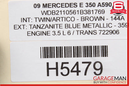 03-09 Mercedes W211 E350 E550 Rear Left Side Door Window Regulator Motor OEM