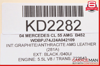03-06 Mercedes W215 CL55 CL65 AMG CL500 Center Console Switch 2158210651 OEM
