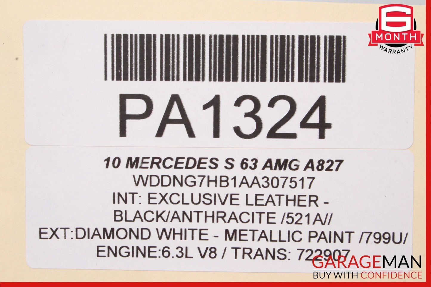 07-14 Mercedes W221 S63 AMG CL550 Front Right Spindle Knuckle Hub Bearing RWD