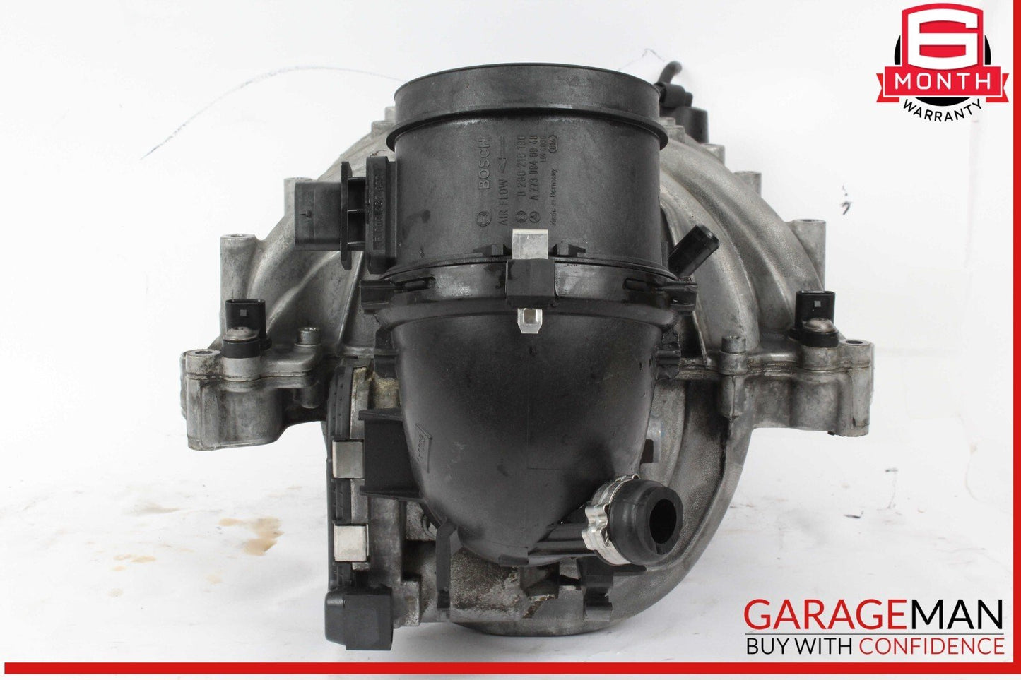 10-13 Mercedes W221 S400 Hybrid Engine Air Intake Manifold Assembly OEM