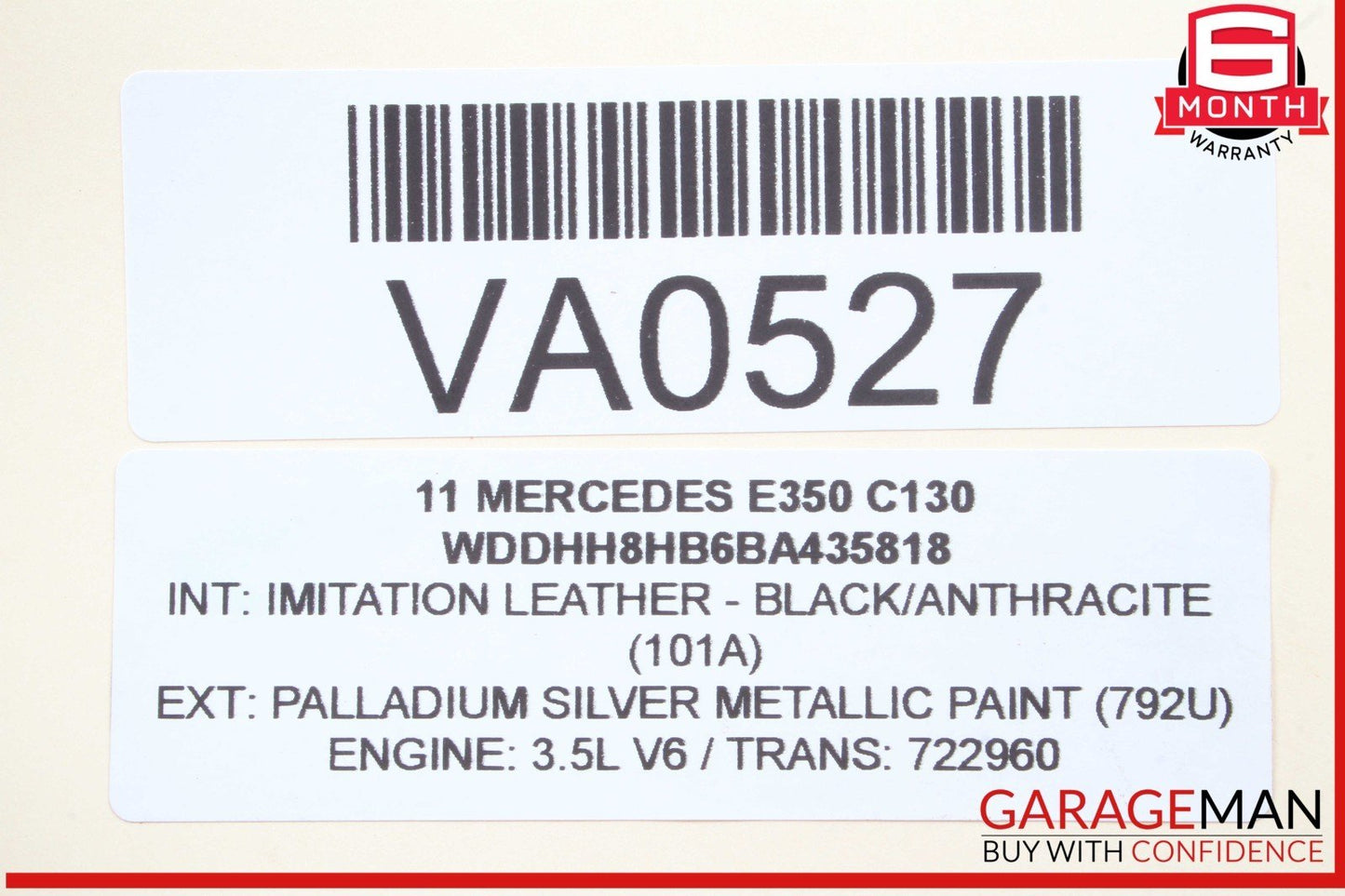 05-13 Mercedes W212 E350 Front Left Driver Side Engine Timing Chain Cover Plate