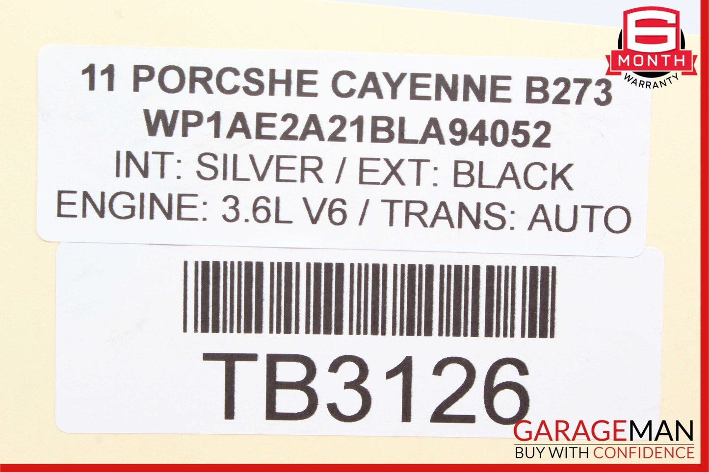 11-18 Porsche Cayenne 958 Power Steering Pump 7P5422154A OEM
