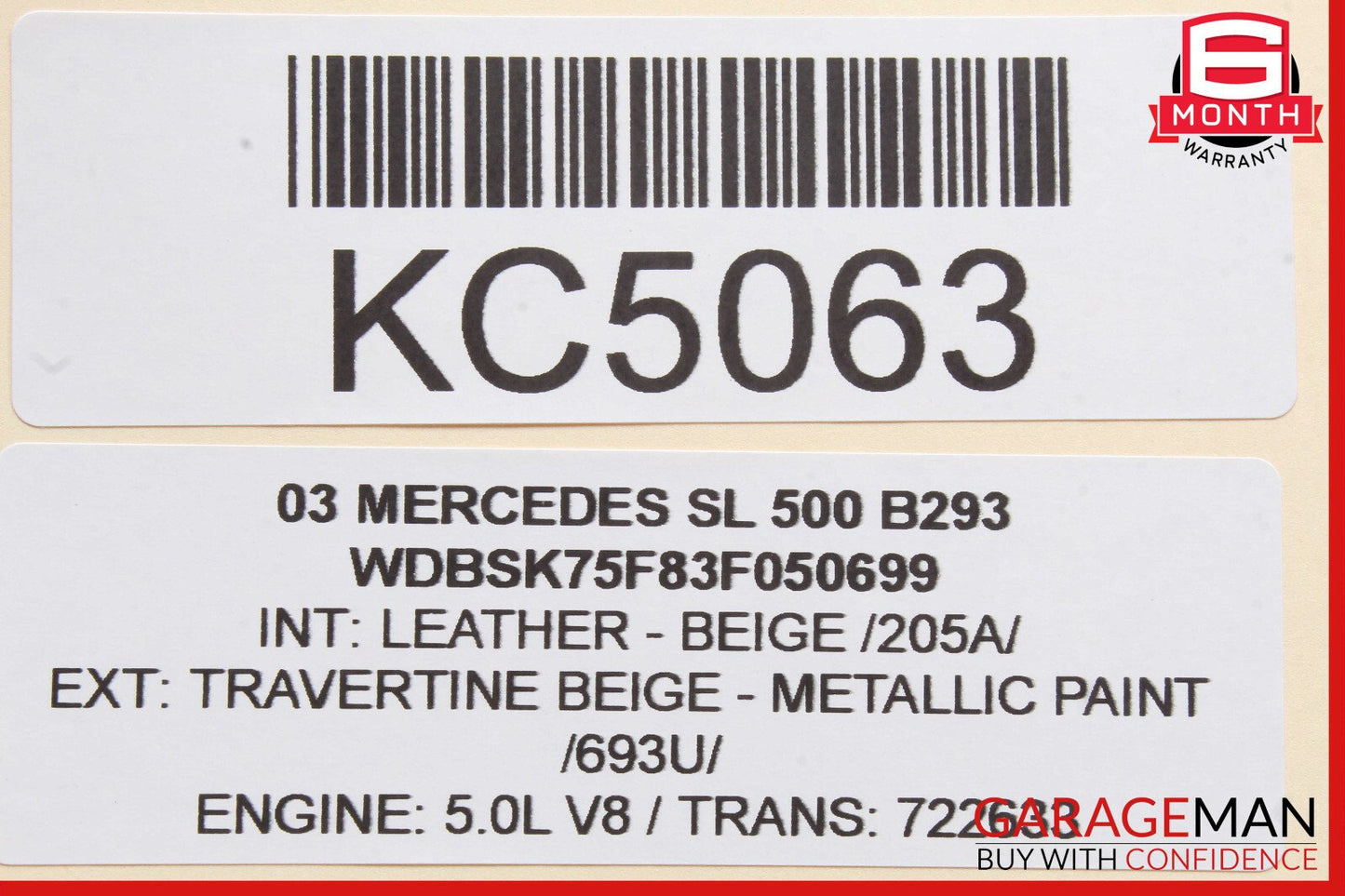 03-12 Mercedes R230 SL500 SL55 SL65 AMG Rear SAM Fuse Box Relay Module Assembly