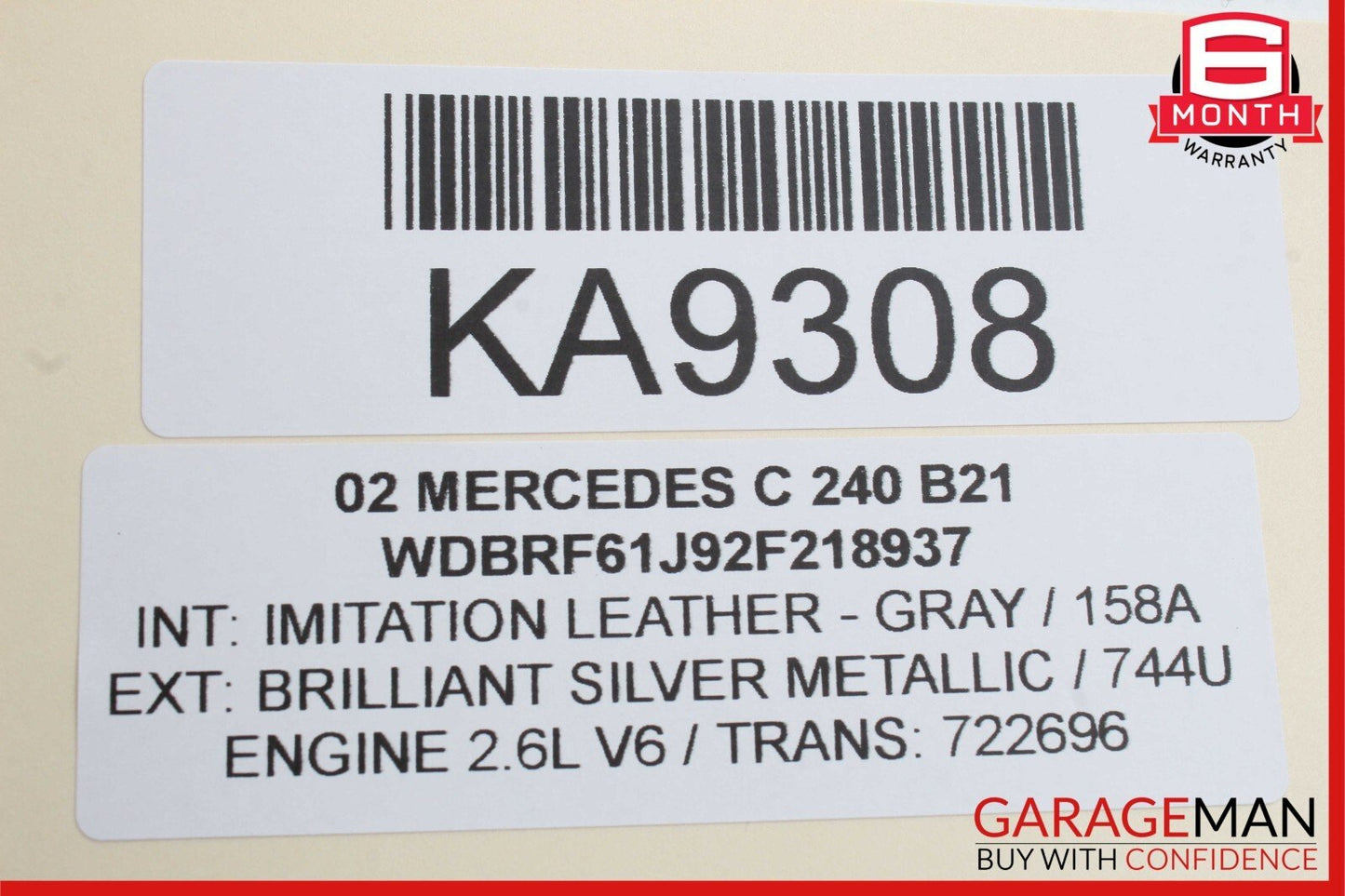01-07 Mercedes W203 C240 C230 Front Right Side Driver Lower Control Arm OEM