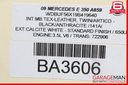 03-09 Mercedes W211 E350 E550 Rear Left Driver Side Window Regulator Motor OEM