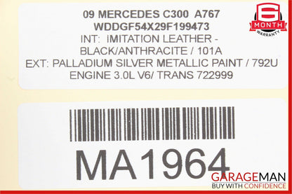 08-18 Mercedes W204 C300 E400 Front Right Side Door Control Module OEM
