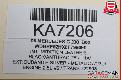 03-09 Mercedes C230 E320 GL450 ML63 AMG Sirius Satellite Radio Receiver OEM