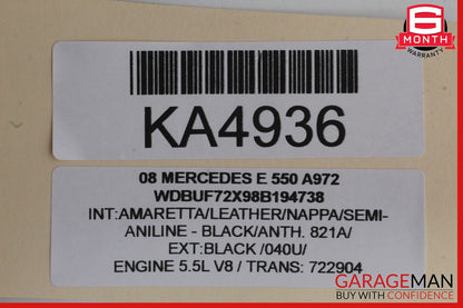 03-11 Mercedes W211 E550 CLS550 Rear Overhead Dome Light Gray 2118207501 OEM