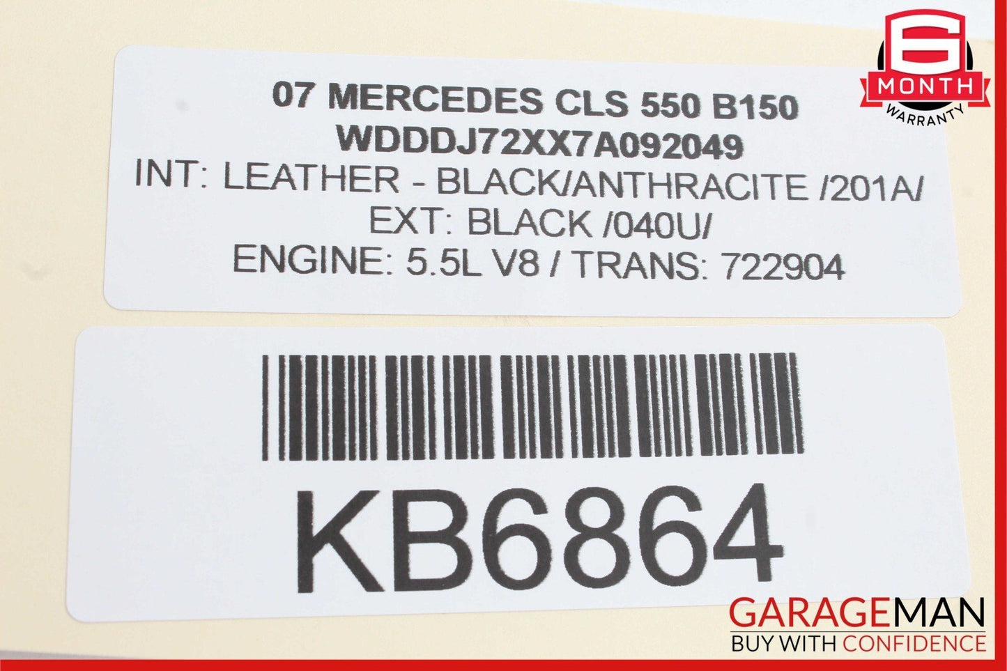 03-11 Mercedes W219 CLS550 SLK280 E350 Front Left Side Seat Control Module OEM