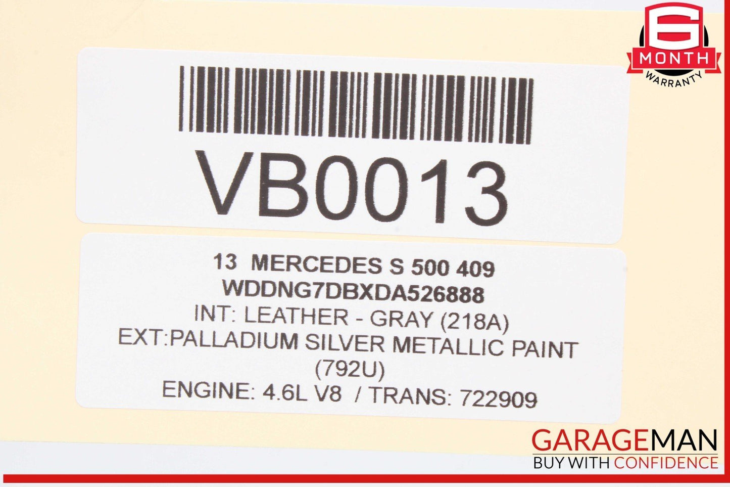 07-13 Mercedes W221 S550 Front Right Under Seat Control Module 2218707493 OEM
