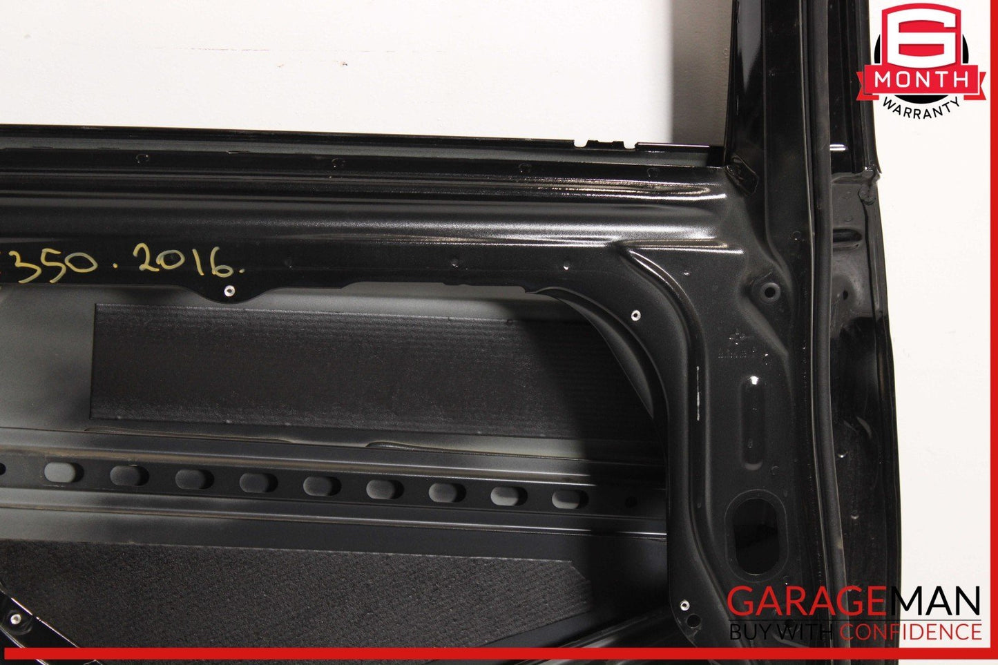 10-16 Mercedes W212 E350 E63 AMG Sedan Rear Left Side Door Shell Black OEM