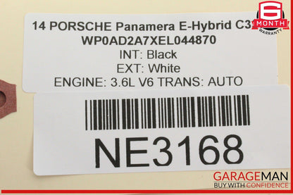 10-16 Porsche Panamera 970 E-Hybrid Center Console Cup Holder Black OEM