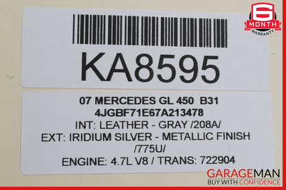 06-12 Mercedes X164 GL450 Fuse Junction Box Relay TPMS Tire Pressure Control OEM