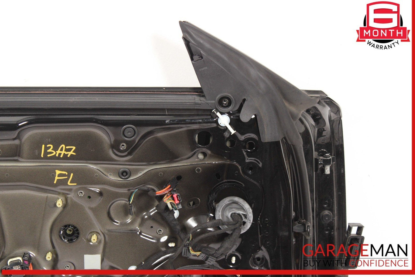 12-18 Audi A7 RS7 S7 Front Left Driver Side Door Shell Panel Black OEM