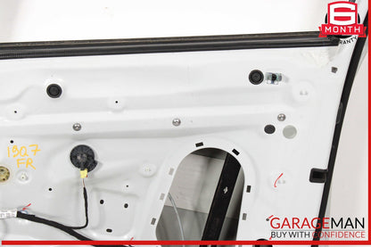 17-19 Audi Q7 Front Right Passenger Side Door Shell White OEM